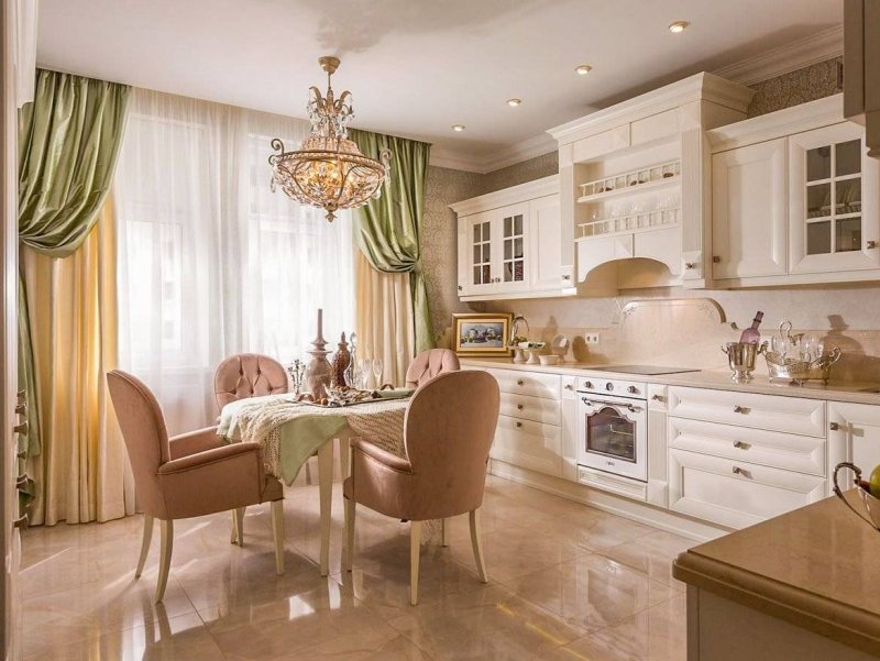 Классический интерьер кухни