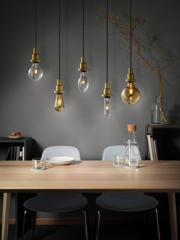 1906led40 2,8w/824 230v fil Gold e27 (21w) FS Osram - лампа капля Винтаж
