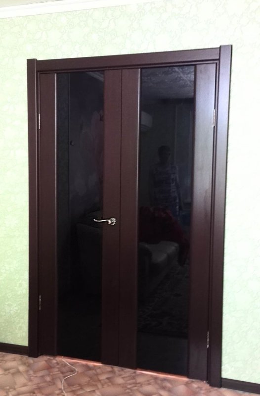 Дверь двойная венге