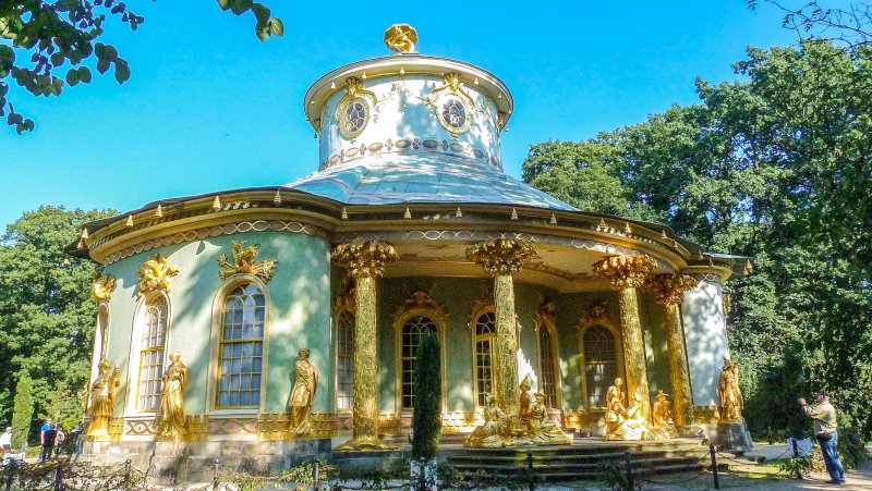 Сан-Суси Потсдам китайский чайный домик