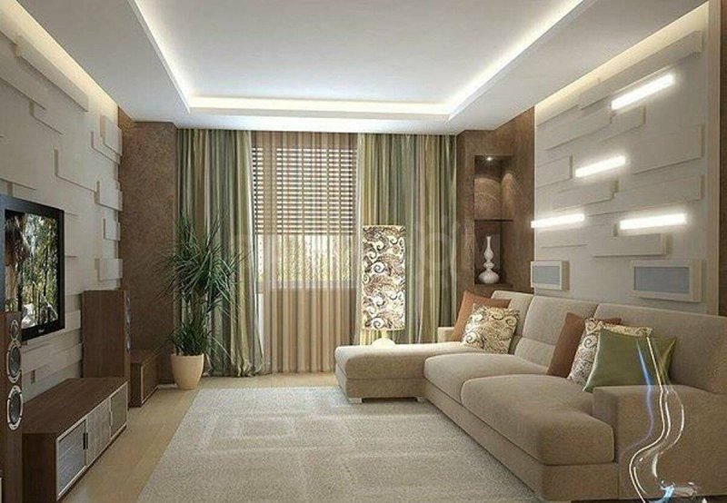 Интерьер гостиной 2021 в квартире