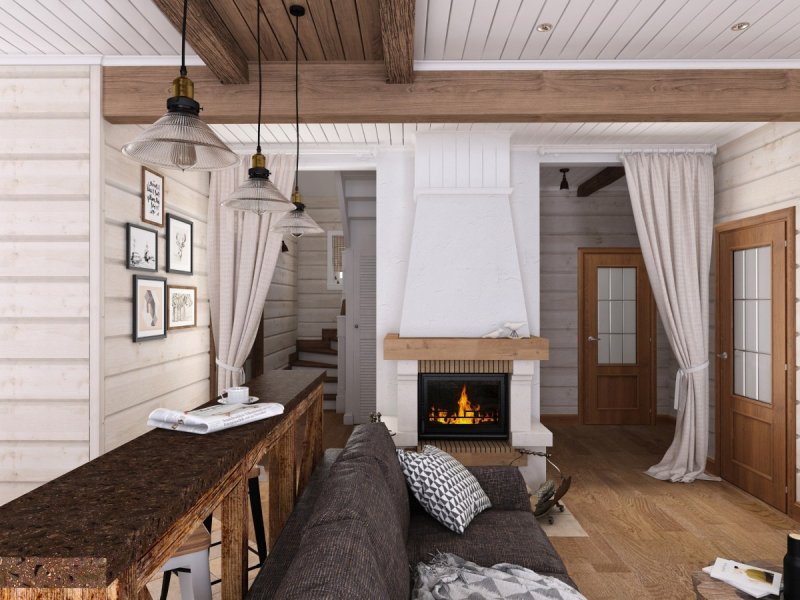 Tikkurila зеленый имитация бруса