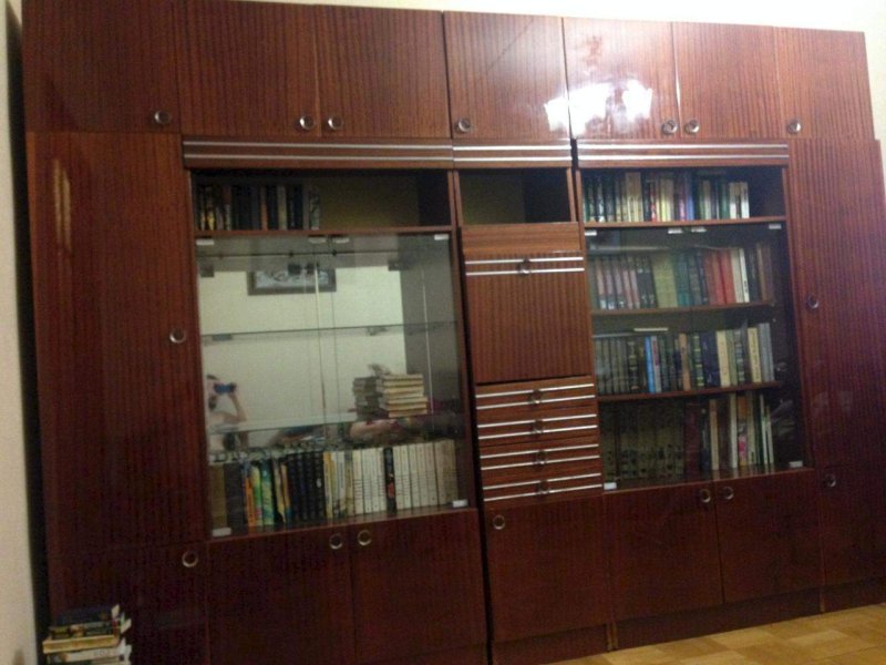 Старая стенка в зале 80-х