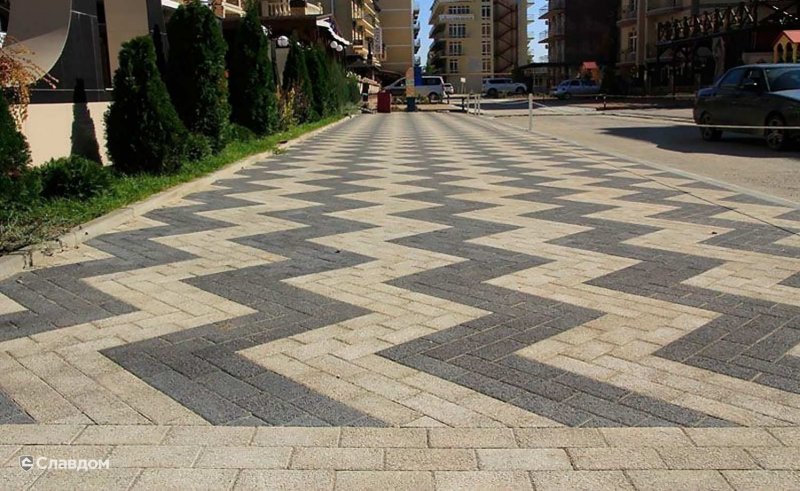 Тротуарная плитка выбор ла линия