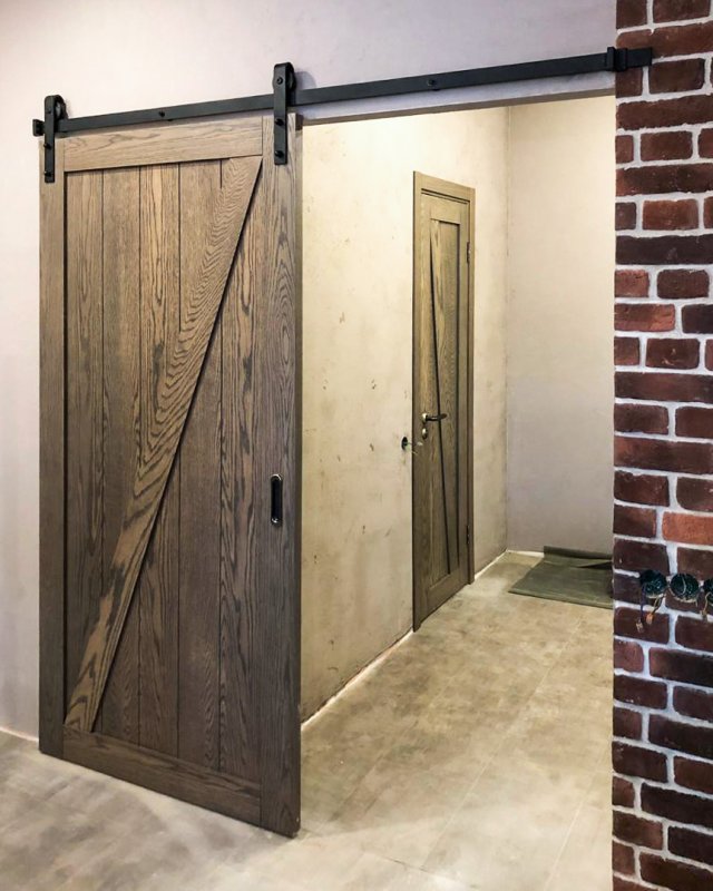 Амбарная дверь Loft модель 10
