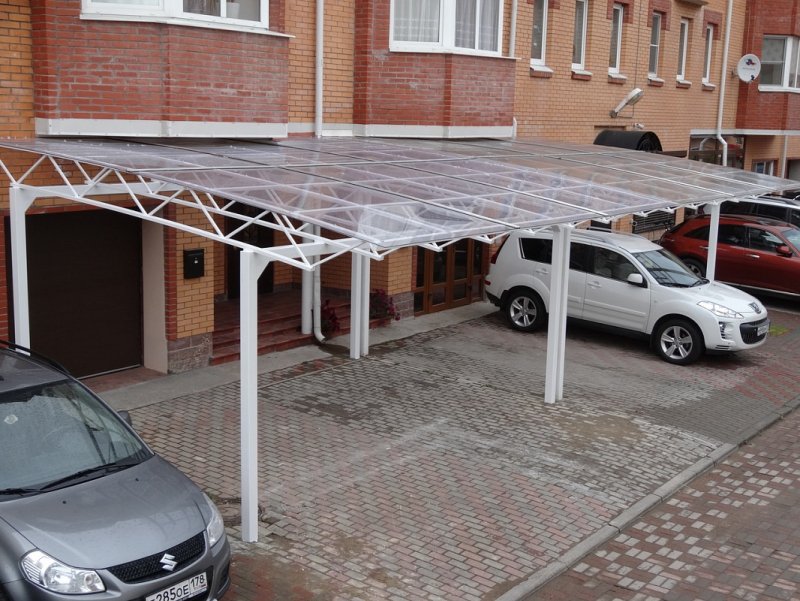 Полуарочные навесы