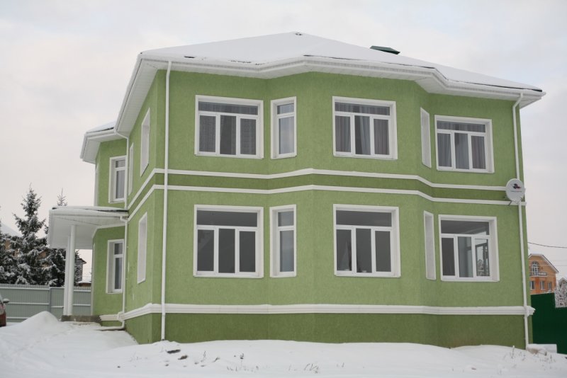 Краска фасадная фисташковая