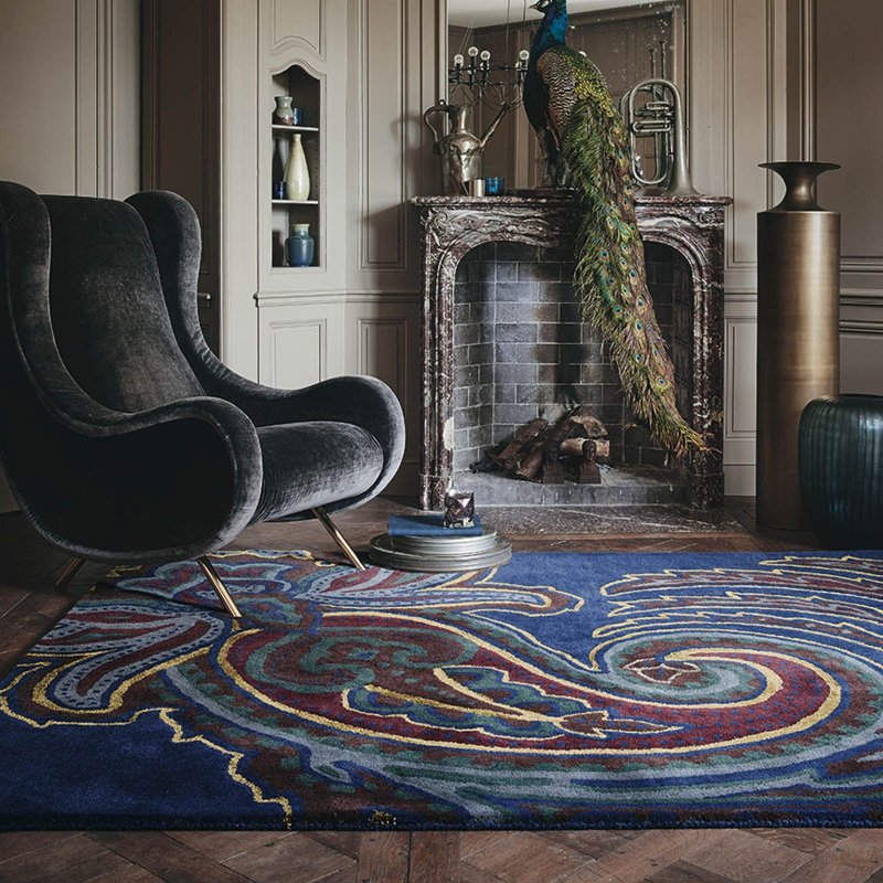 Interior London House Carpet Rug Afghan