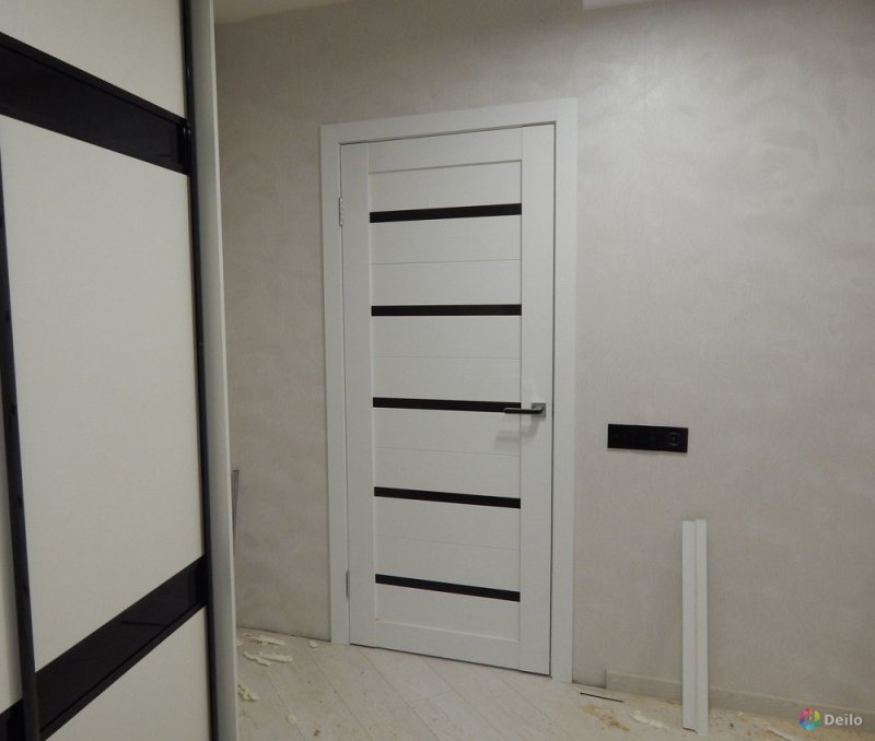 Порта-22 Bianco Veralinga Black Star в интерьере