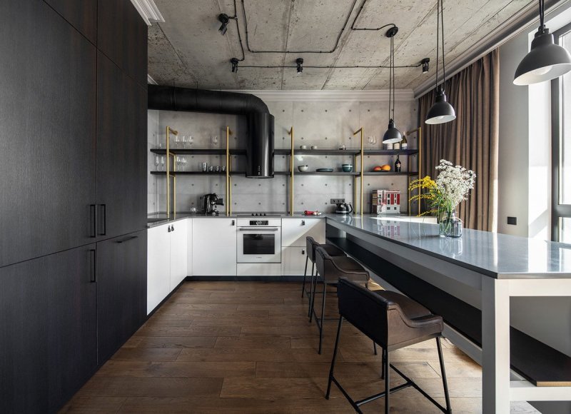 Потолок Loft вид снизу