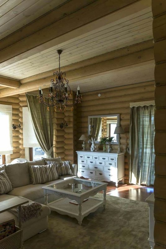Дом Лапландия из оцилиндрованного бревна