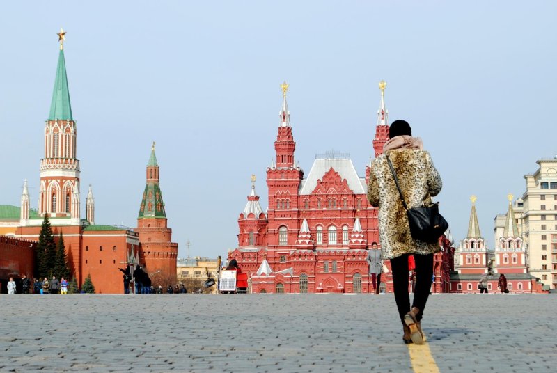 Лошади на красной площади