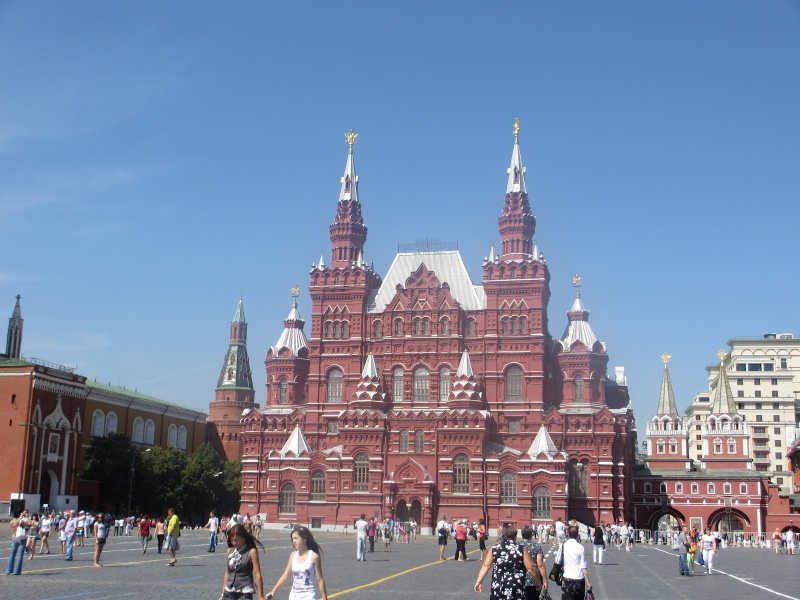 Москва Кремль красная площадь сверху