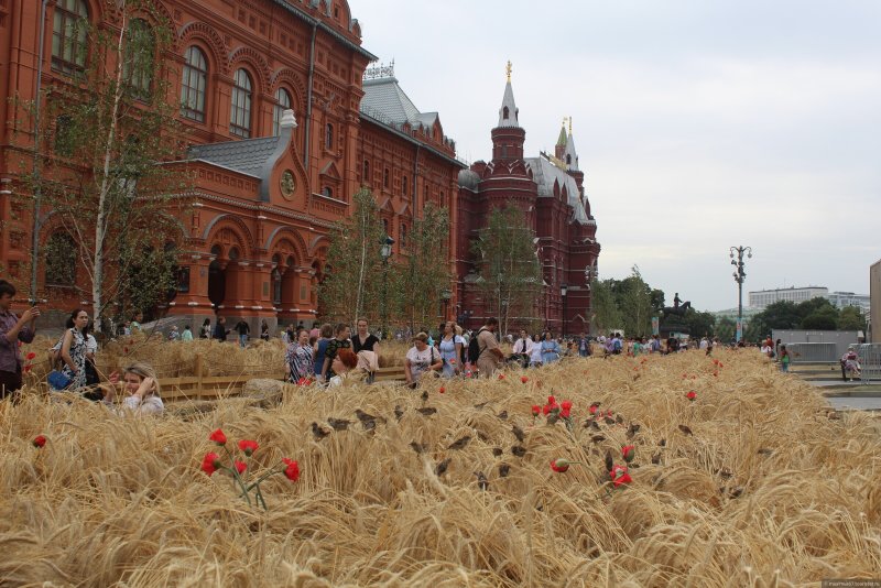 Русские на красной площади