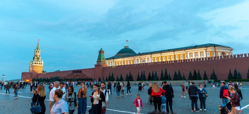 Красной площади в Москве имиой