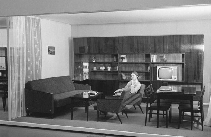 Советский интерьер 60-х