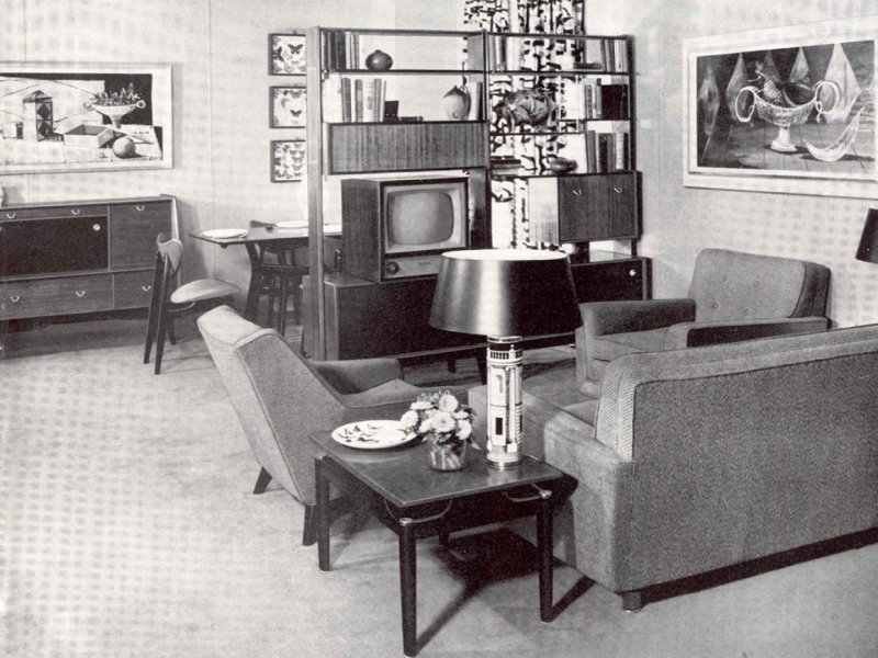 Квартиры 1950 года интерьер