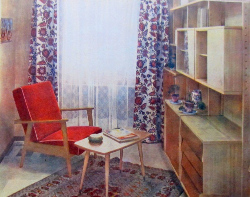 Ретро комната 60х СССР
