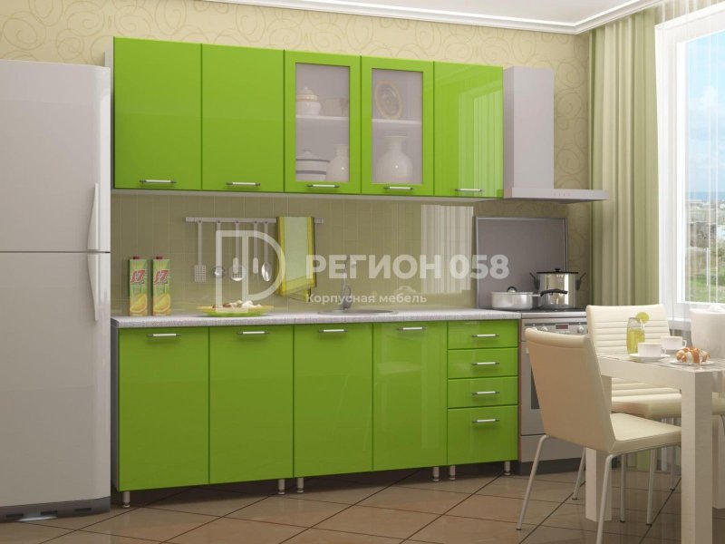 Кухня олива 2м