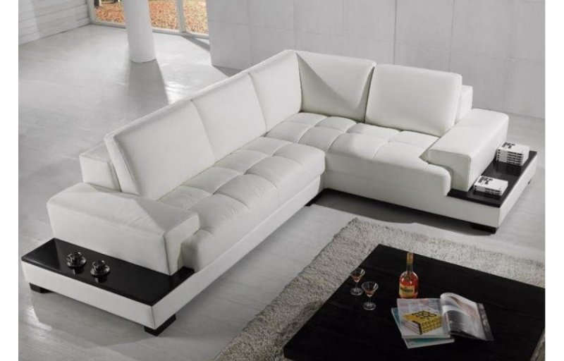 Helvetia Furniture диван угловой кожаный