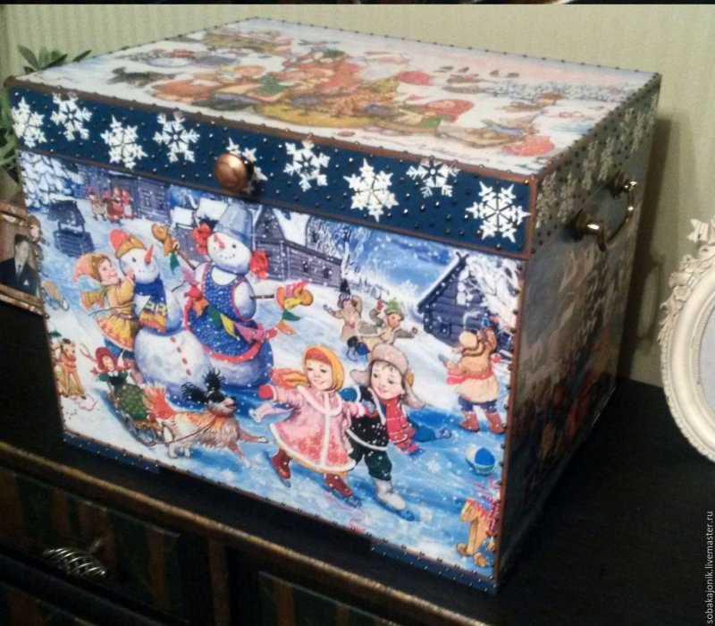 Новогодние сундуки (103 фото)