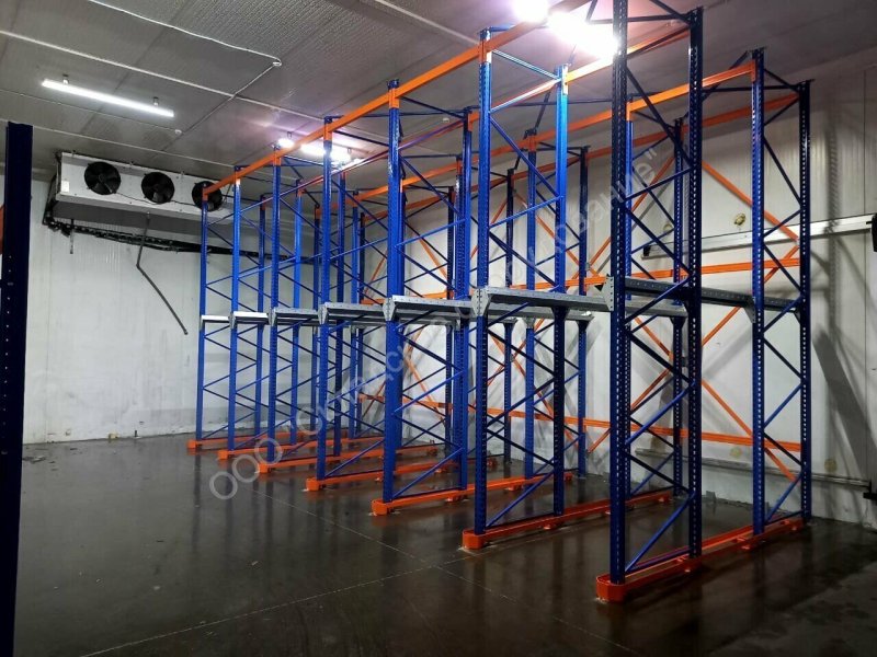 Откатные стеллажи на производстве