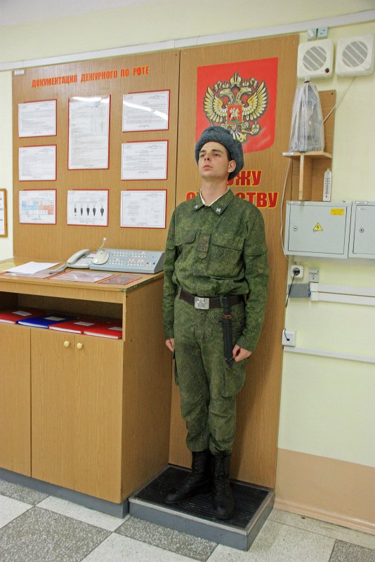 Солдат дневальный по роте