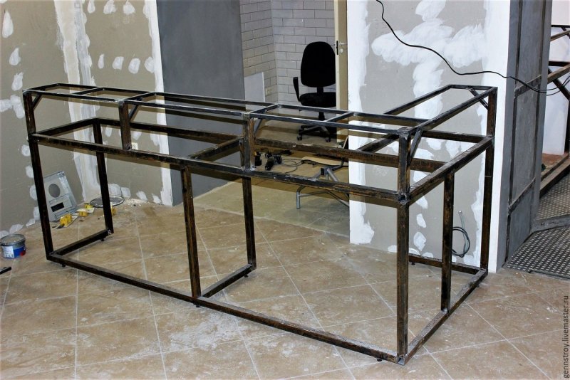Барная стойка каркас из металла