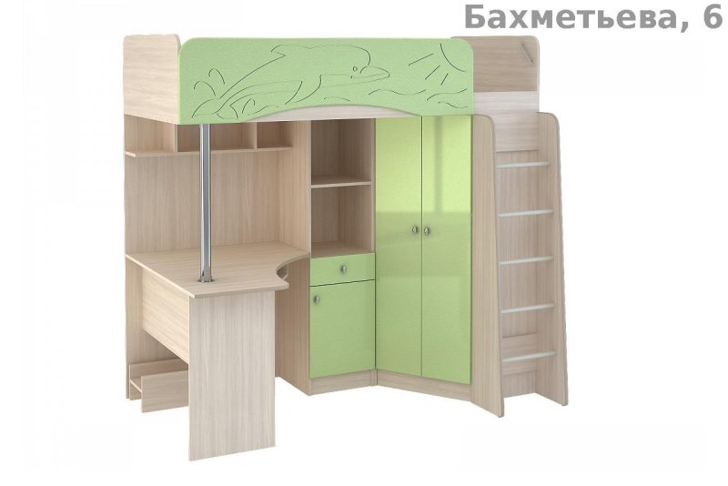 Кровать чердак Бэмби 4