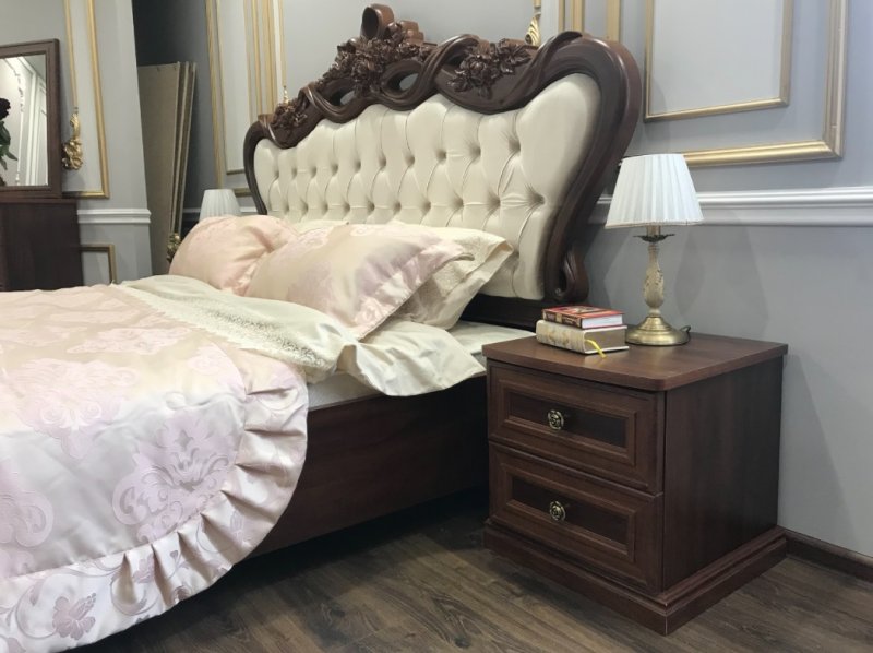 Спальня Афина белая с золотом Анна Потапова