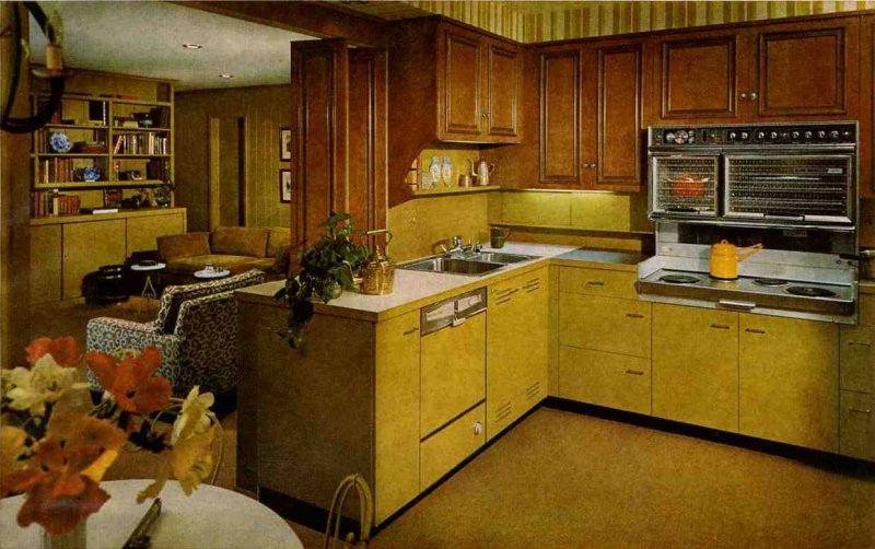 Кухни 1960х Америка