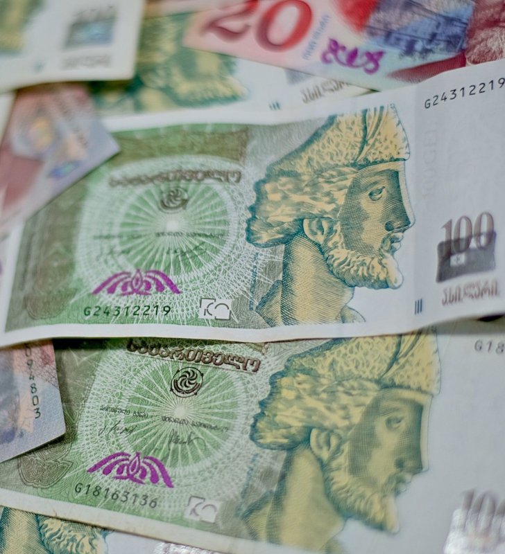 Грузия 3000 купонов 1993 г UNC
