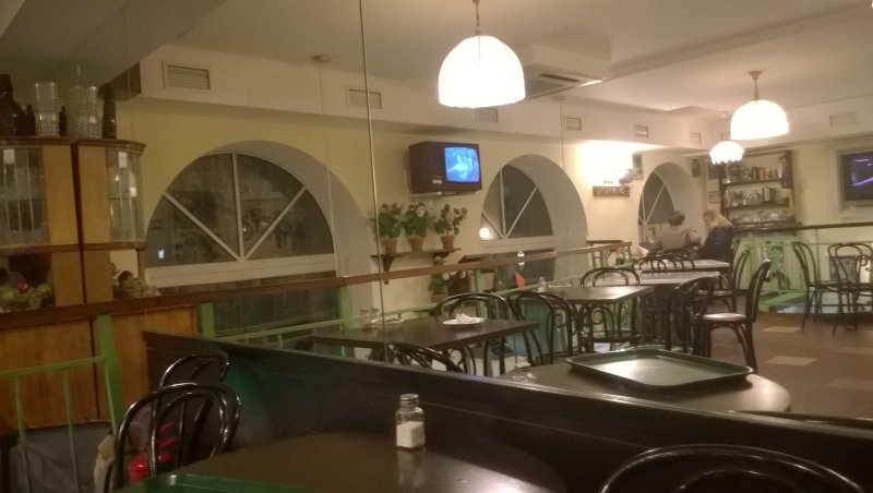 Интерьер буфета кафе