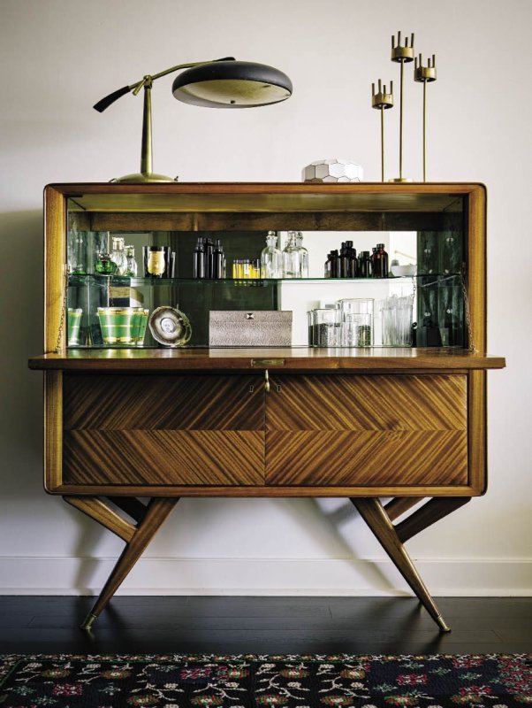 Тумба бар Mid Century ретро