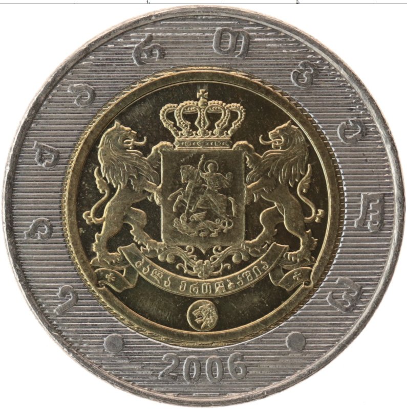Грузинский лари монеты 2006