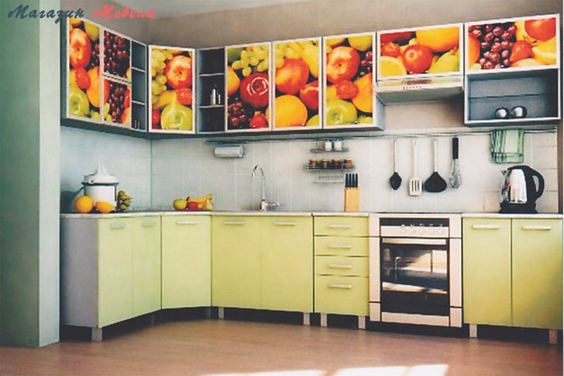 Гарнитуры кухонные с фруктами