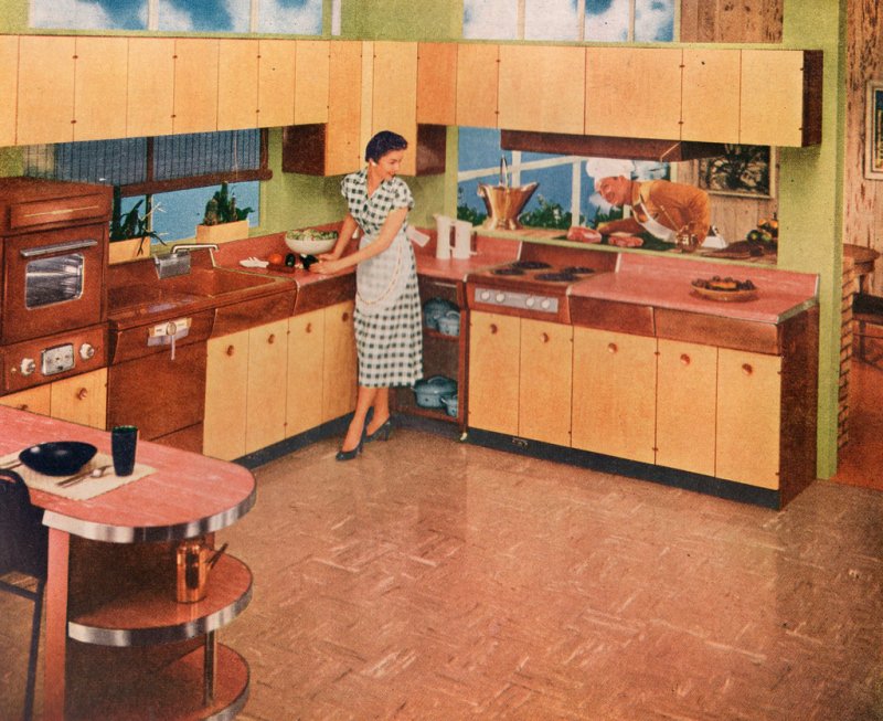 Кухни 1950х Америка