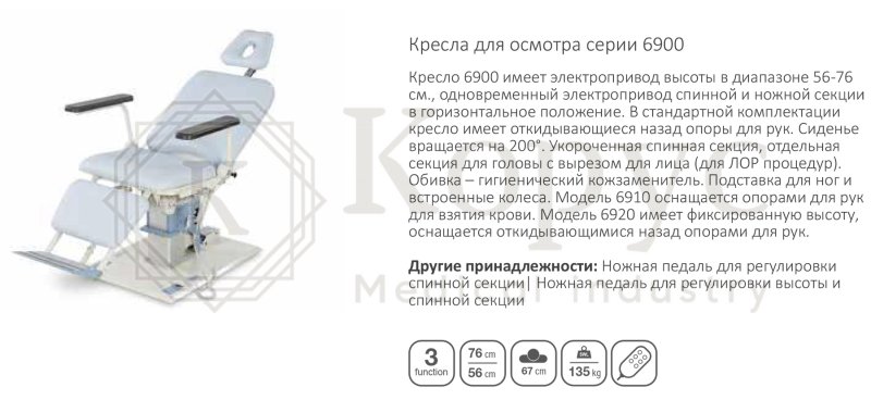 Стол медицинский массажный Lojer 105e