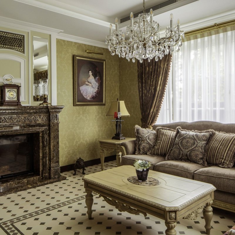 Классический интерьер гостиной