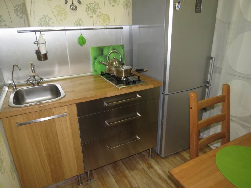 Кухонный гарнитур для маленькой кухни 5 кв м в хрущевке