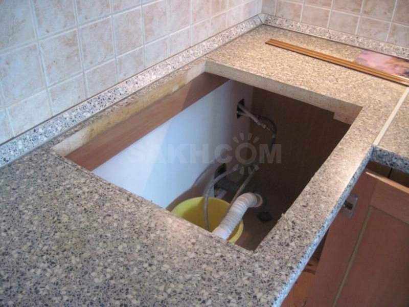 Крепление кухонной столешницы