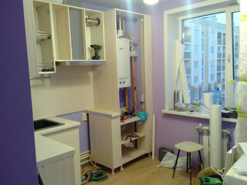 АГВ В интерьере кухни