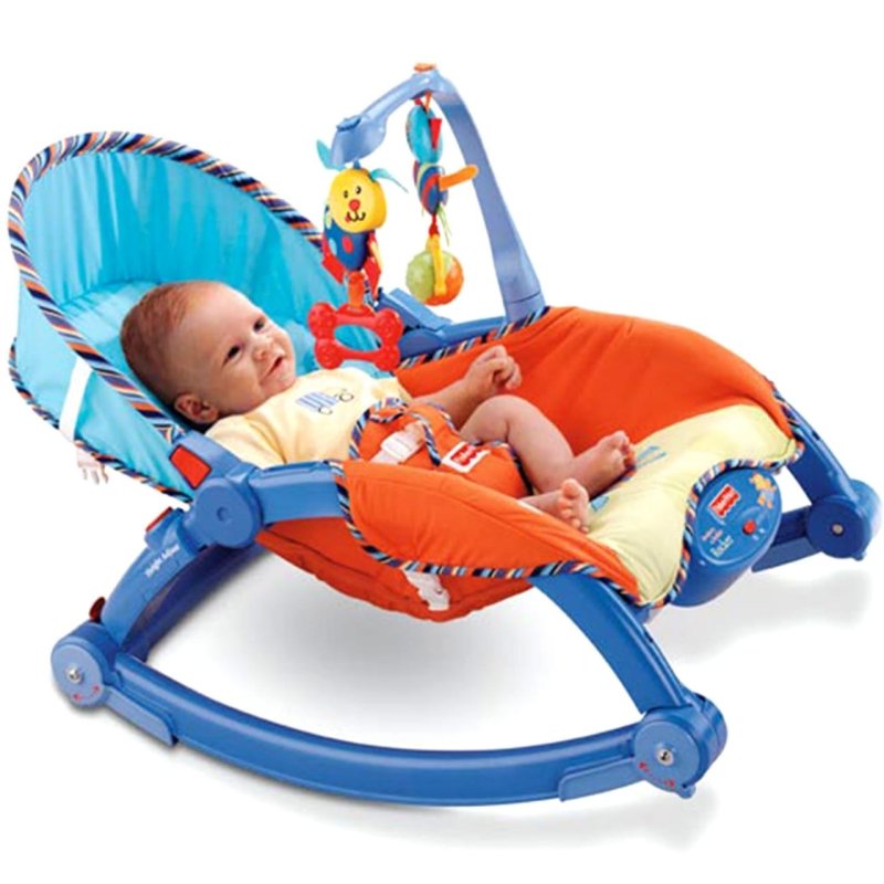 Шезлонг - кресло - качалка "Deluxe 2в1" Fisher-Price