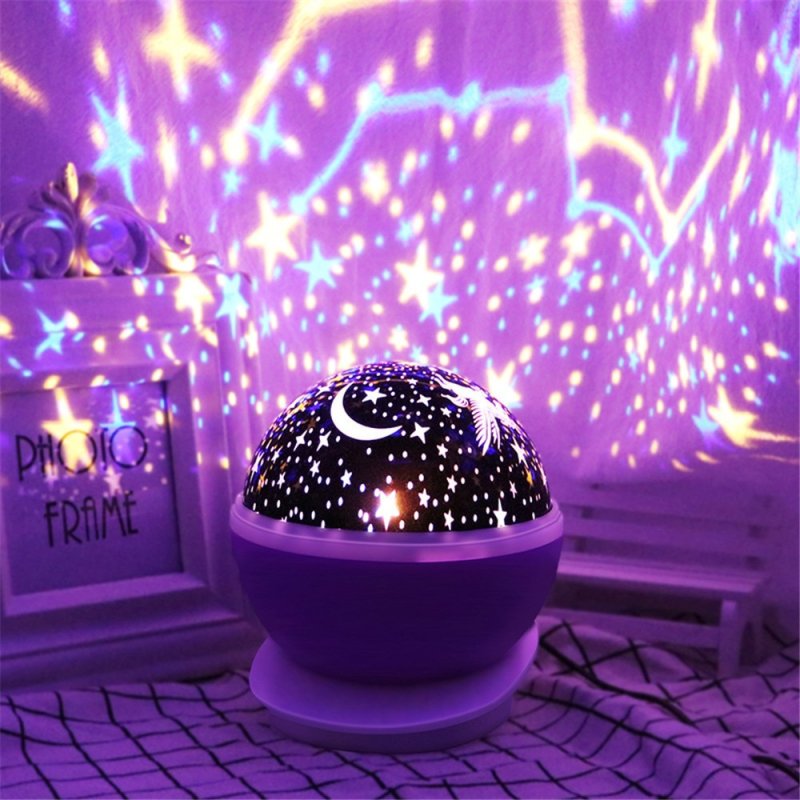 Ночник-проектор звездное небо Star Master Dream Rotating Projection Lamp вращающийся