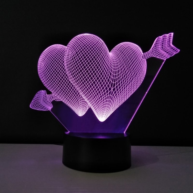 Ночник Acryl Hearts of Love