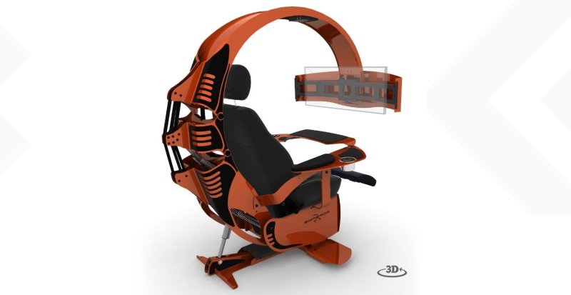 Игровое кресло Predator thronos
