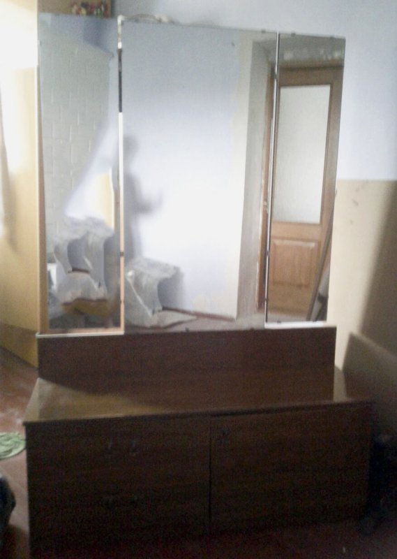 Декупаж трюмо с зеркалом