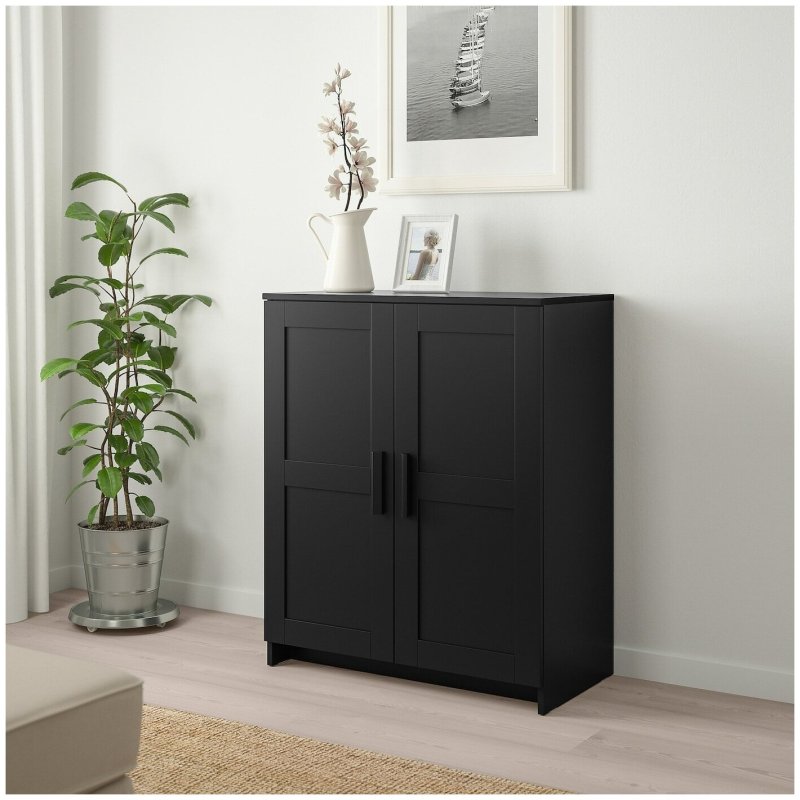 Ikea brimnes шкаф черный