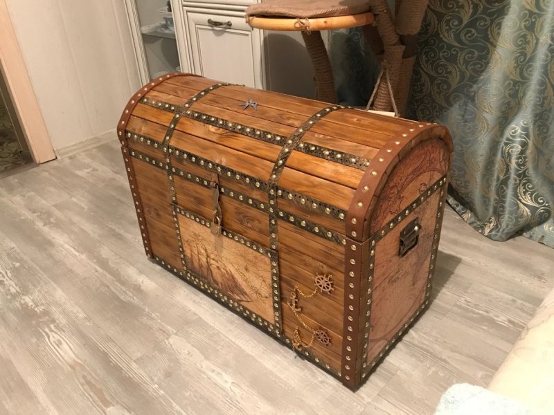 Шкатулка пиратский сундук
