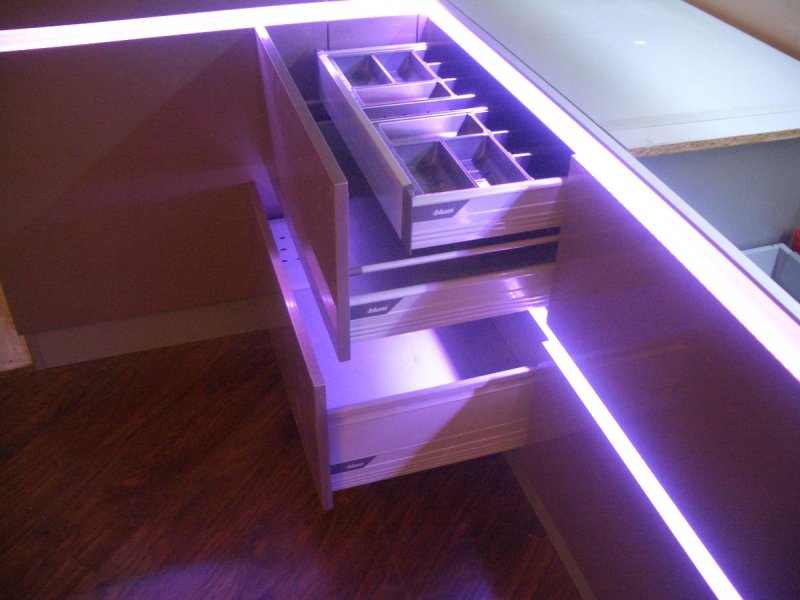 Led подсветка кухни
